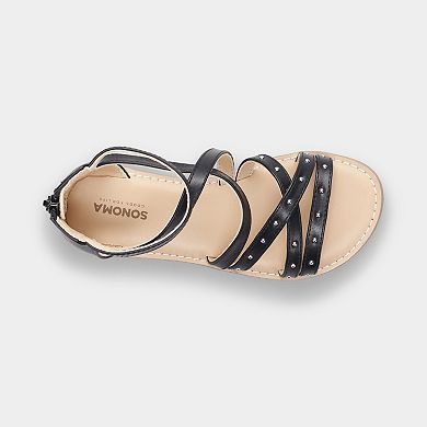 Sonoma Goods For Life® Girls Stud Gladiator Sandals
