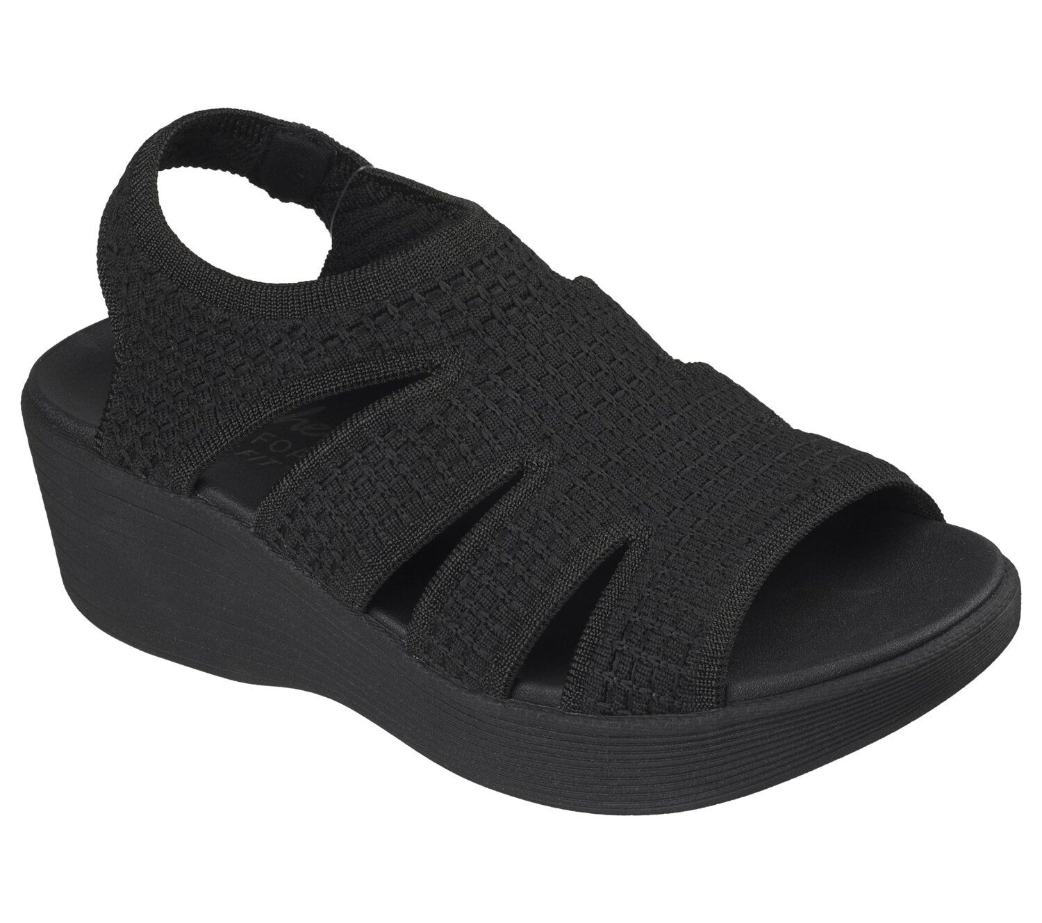 Женские сандалии Skechers Parallel Lite Dreammaker Wedge, цвет: Чёрный — фото 1