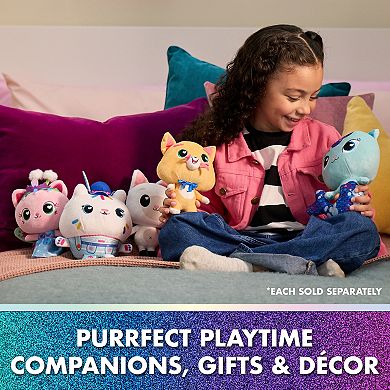 Gabby's Dollhouse Cakey Cat 8-in. Plush Toy Soft Stuffed Animal