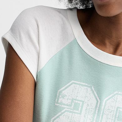 Juniors' Pink Republic Short Sleeve Graphic Tee