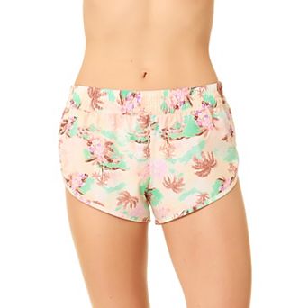 Juniors' Hurley Soft Scenic 2.5-Inch Pull-On Swim Bottoms