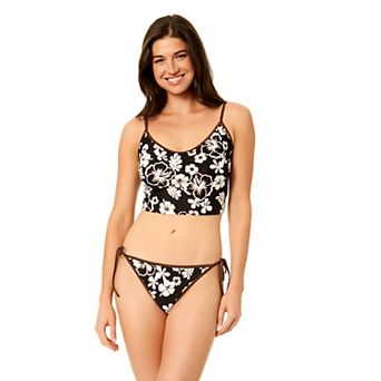 Juniors' Hurley Hibiscus Pullover Tankini Swim Top