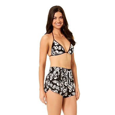 Juniors' Hurley Hibiscus Tulip Hem Boardshorts