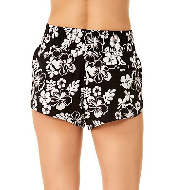 Juniors' Hurley Hibiscus Tulip Hem Boardshorts