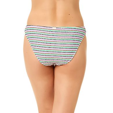 Juniors' Hurley Scrunch Stripe Swim Bottoms