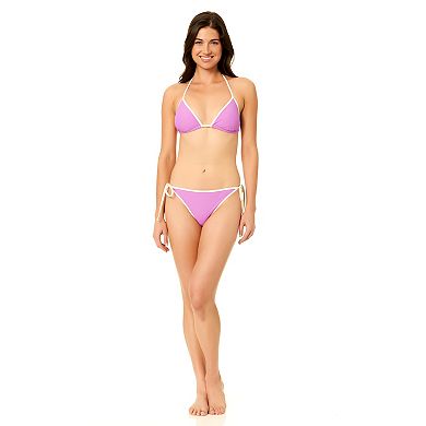 Juniors' Hurley Triangle Swim Top with Contrast Binding