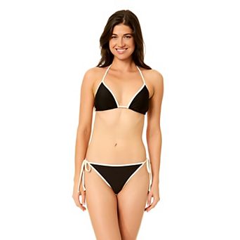 Juniors' Hurley Triangle Swim Top with Contrast Binding