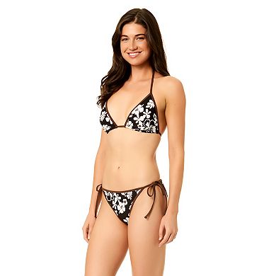 Juniors' Hurley Triangle Swim Top with Contrast Binding