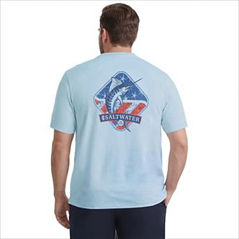 Big & Tall IZOD Saltwater Short Sleeve Graphic Tee