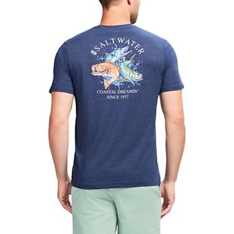 Big & Tall IZOD Saltwater Short Sleeve Graphic Tee