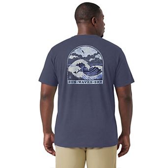Big & Tall IZOD Saltwater Short Sleeve Graphic Tee
