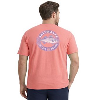 Big & Tall IZOD Saltwater Short Sleeve Graphic Tee
