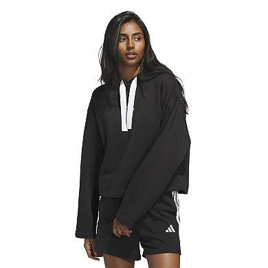 Women’s adidas Essentials 3-Stripes Fleece Graphic Hoodie