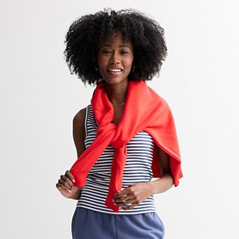 Juniors' SO® Rib Scoop Neck Tank Top