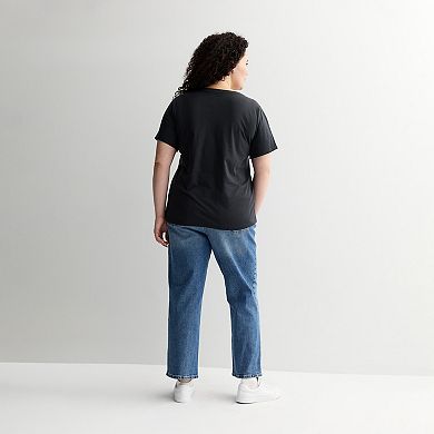 Plus Size Missy Clover Flip Sequin Short Sleeve Tee