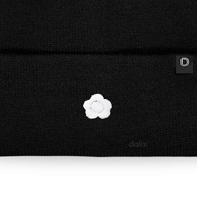 Dalix Lil Flower Beanie Cap