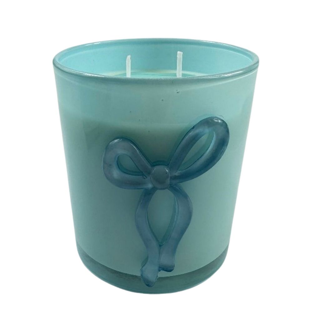 Enchante 11.5-Oz. Glass Acrylic Jar with Bow Attached