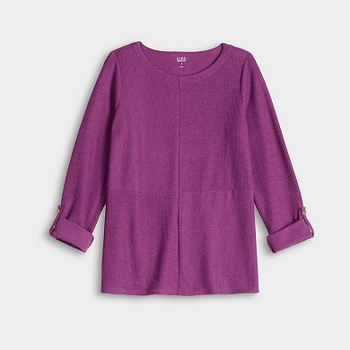 Women’s Croft & Barrow® Directional Texture Top