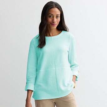 Women’s Croft & Barrow® Directional Texture Top