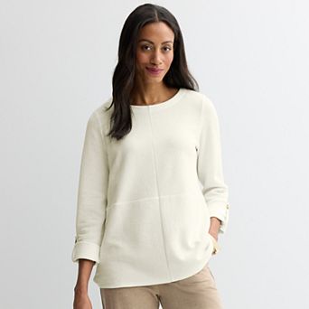 Women’s Croft & Barrow® Directional Texture Top