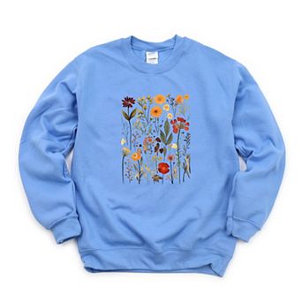Simply Sage Market Vintage Pressed Flowers Sweatshirt