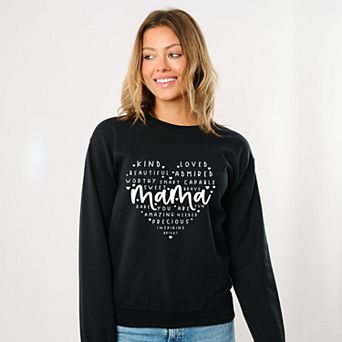 Simply Sage Market Mama Affirmations Heart Sweatshirt