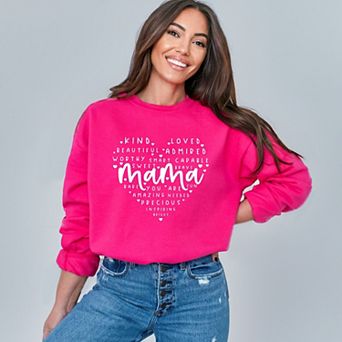 Simply Sage Market Mama Affirmations Heart Sweatshirt