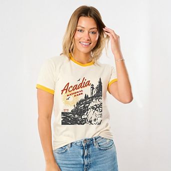 Simply Sage Market Acadia National Park Maine Est. 1919 Ringer Tee