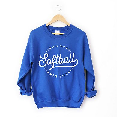 Simply Sage Market Livin' that Softball Mom Life Sweatshirt
