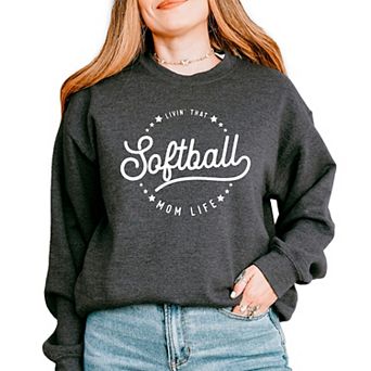 Simply Sage Market Livin' that Softball Mom Life Sweatshirt