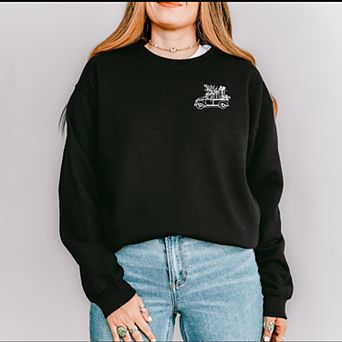 Truck With Gifts Mini - Women's Graphic Sweatshirt