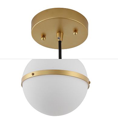Porter 8" Modern Minimalist Globe LED Pendant Light