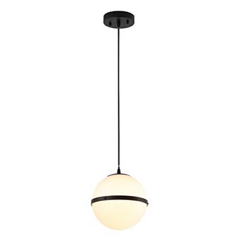 Porter 8" Modern Minimalist Globe LED Pendant Light