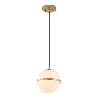 Porter 8" Modern Minimalist Globe LED Pendant Light
