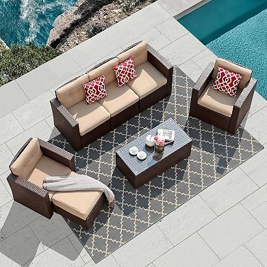 Outdoor Furniture 7 Pieces Patio Furniture Set