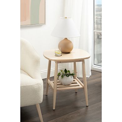 Nilas Wood Side Table