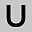 Silver Tone U