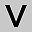 Silver Tone V