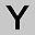 Silver Tone Y