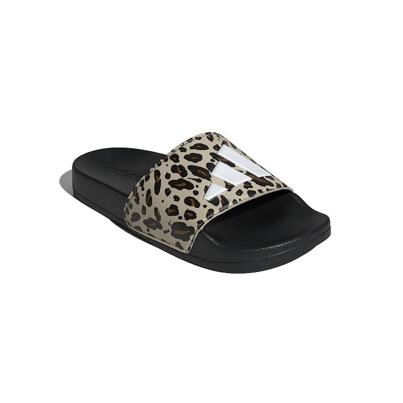 adidas Adilette Girls Slip-On Comfort Slides, Girl's,