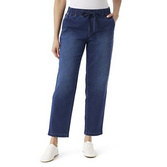 Plus Size Gloria Vanderbilt Anya Drawstring Knitology Jeans