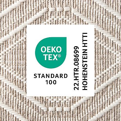 Nicole Miller Corin Diamond UV Fade Resistant Indoor / Outdoor Rug