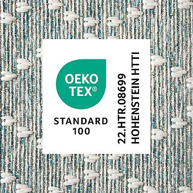 Nicole Miller Corin Distressed UV Fade Resistant Indoor / Outdoor Rug