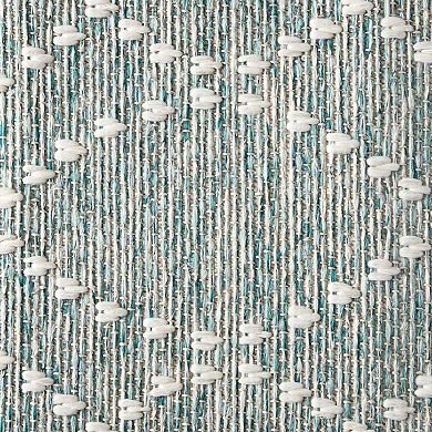 Nicole Miller Corin Distressed UV Fade Resistant Indoor / Outdoor Rug