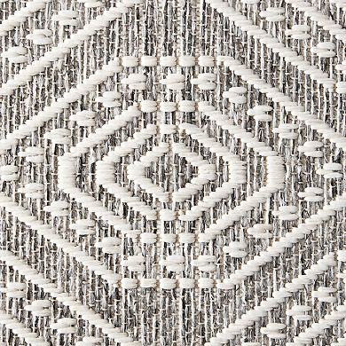 Nicole Miller Corin Ogee UV Fade Resistant Indoor / Outdoor Rug