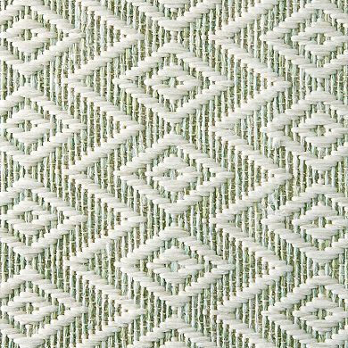 Nicole Miller Corin Small Diamonds UV Fade Resistant Indoor / Outdoor Rug