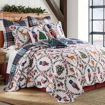 Levtex Home Festive Nutcrackers Quilt & Sham Set