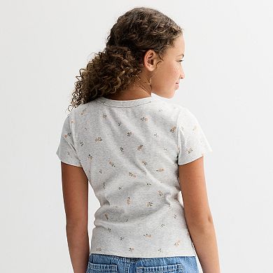 Juniors' SO® Short Sleeve Crew Neck Tee in Regular & Plus Size