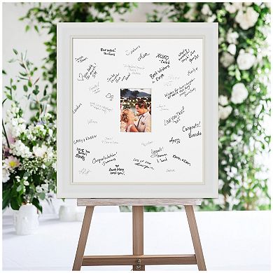 Flair Signature Mat Picture Frame, Photo Frame Guest Book Alternative Weddings, Graduations