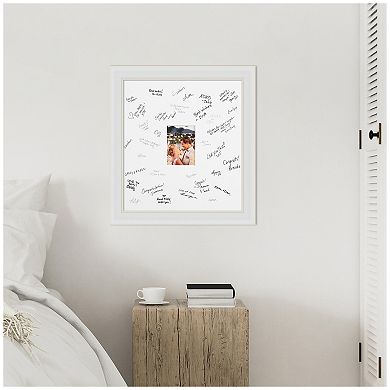Flair Signature Mat Picture Frame, Photo Frame Guest Book Alternative Weddings, Graduations